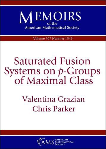 Cover image for Saturated Fusion Systems on $p$-Groups of Maximal Class