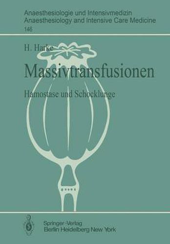 Cover image for Massivtransfusionen