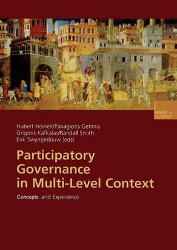 Participatory Governance in Multi-Level Context: Concepts and Experience