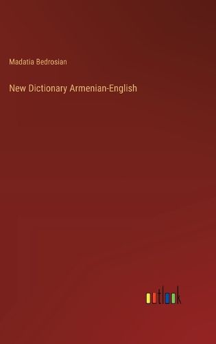 Cover image for New Dictionary Armenian-English