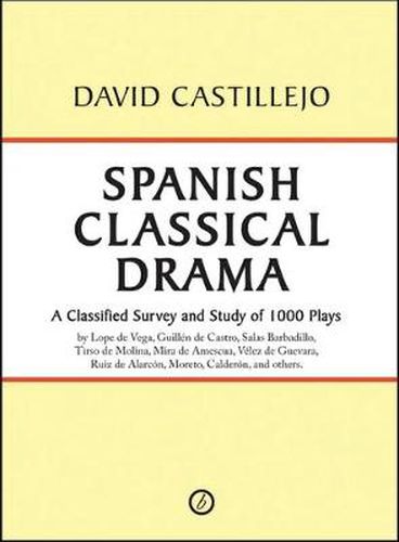 Cover image for Spanish Classical Drama