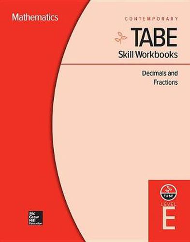 Cover image for Tabe Skill Workbooks Level E: Decimals (10 Copies)