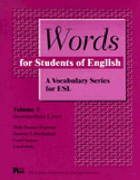 Cover image for Words for Students of English: A Vocabulary Series for ESL