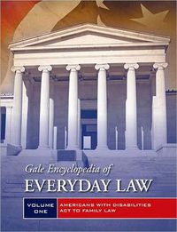 Cover image for Gale Encyclopedia of Everyday Law: 2 Volume Set