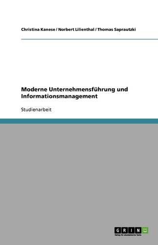 Cover image for Moderne Unternehmensfuhrung und Informationsmanagement