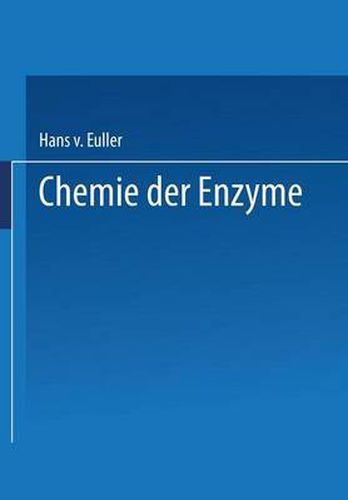 Cover image for Chemie Der Enzyme