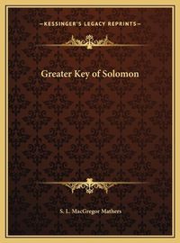 Cover image for Greater Key of Solomon