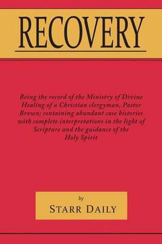 Cover image for Recovery