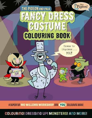Cover image for The Pigeon and Pals Costume Party Colouring Book