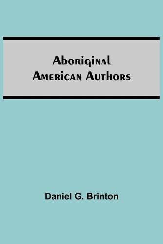 Cover image for Aboriginal American Authors