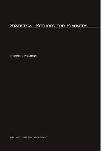 Cover image for Statistical Methods for Planners