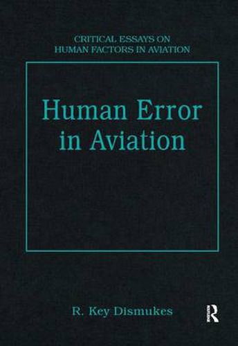 Cover image for Human Error in Aviation