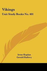 Cover image for Vikings: Unit Study Books No. 401