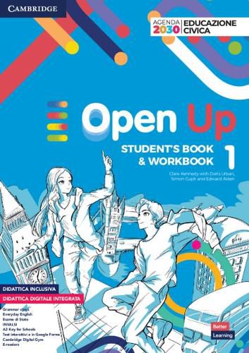 Cover image for Open Up Level 1 Student's Book and Workbook Combo Standard Pack