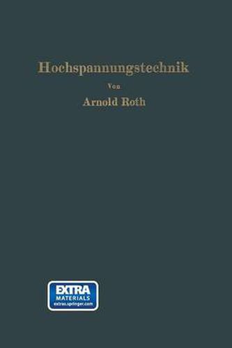 Cover image for Hochspannungstechnik