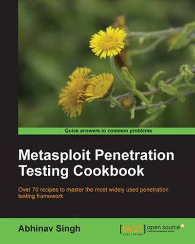 Cover image for Metasploit Penetration Testing Cookbook