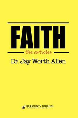 Cover image for Faith - The Articles-