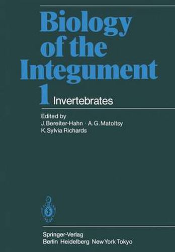 Cover image for Biology of the Integument: Invertebrates