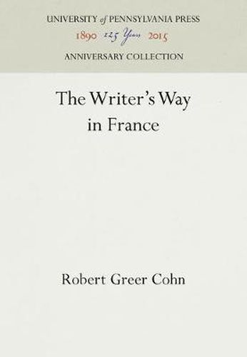 Cover image for The Writer's Way in France