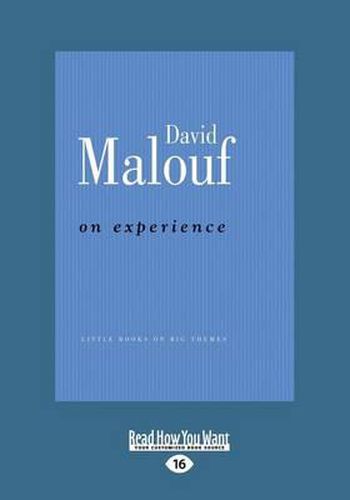 On Experience (Large Print Edition)