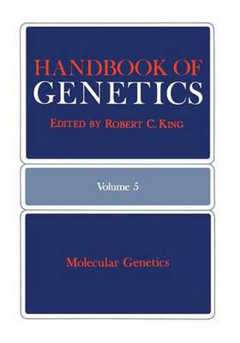 Cover image for Handbook of Genetics: Volume 5: Molecular Genetics