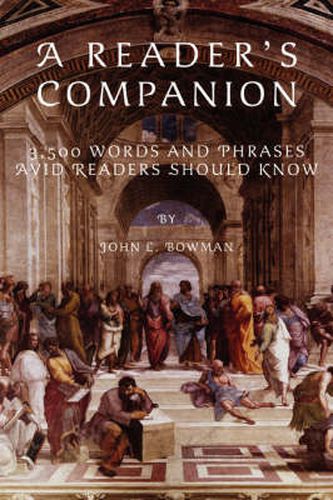 Cover image for A Reader's Companion: 3,500 Words and Phrases Avid Readers Should Know