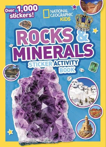 Cover image for Rocks and Minerals Sticker Activity Book: Over 1,000 Stickers!