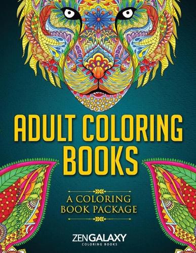 Cover image for Adult Coloring Books: A Coloring Book Package