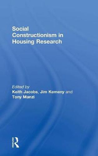 Cover image for Social Constructionism in Housing Research