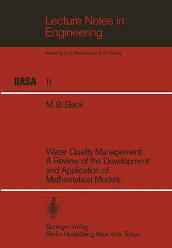 Cover image for Water Quality Management: A Review of the Development and Application of Mathematical Models