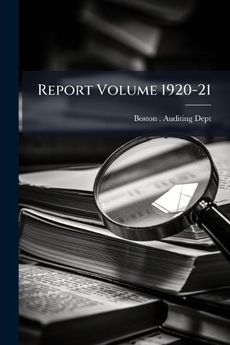 Cover image for Report Volume 1920-21