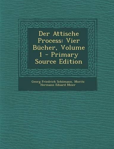 Cover image for Der Attische Process