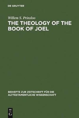 Cover image for The Theology of the Book of Joel