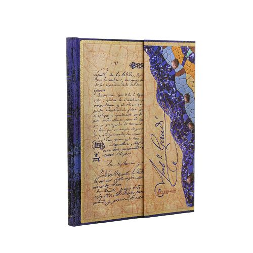 Cover image for 2027 Gaudi, The Manuscript of Reus (Embellished Manuscripts Collection) Ultra 18-Month Hardcover Dayplanner (Wrap Closure) Vertical