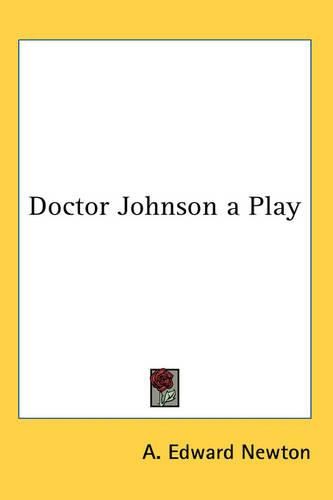 Doctor Johnson a Play