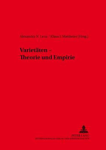 Cover image for Varietaeten - Theorie Und Empirie