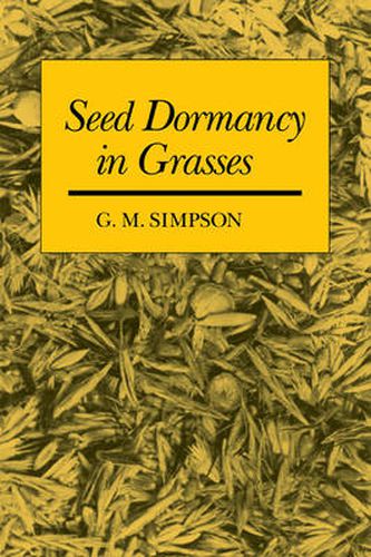 Cover image for Seed Dormancy in Grasses