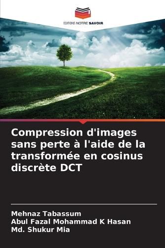 Cover image for Compression d'images sans perte a l'aide de la transformee en cosinus discrete DCT