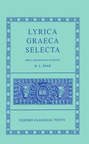 Cover image for Lyrica Graeca Selecta