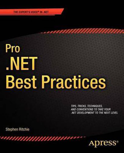 Cover image for Pro .NET Best Practices