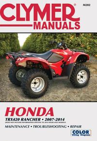 Cover image for Clymer Honda TRX420 Rancher ATV: 07-14