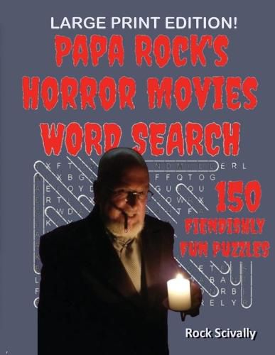 Cover image for Papa Rock's Horror Movies Word Search