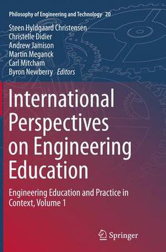 Cover image for International Perspectives on Engineering Education: Engineering Education and Practice in Context, Volume 1