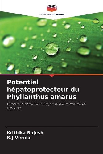 Cover image for Potentiel hepatoprotecteur du Phyllanthus amarus