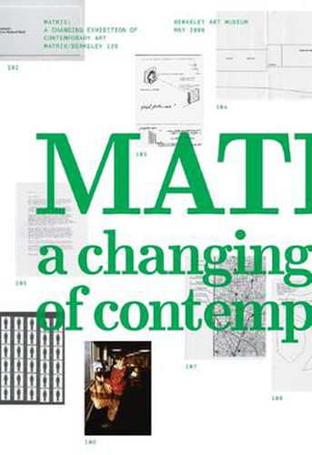 Cover image for Matrix Berkeley: A Changing Exhibition of Contemporary Art