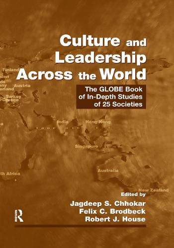 Cover image for Culture and Leadership Across the World: The GLOBE Book of In-Depth Studies of 25 Societies