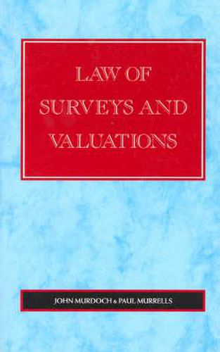 Cover image for Law of Surveys and Valuations