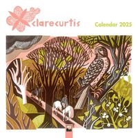 Cover image for Clare Curtis Wall Calendar 2025 (Art Calendar)