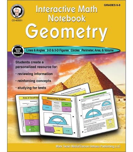 Cover image for Interactive Math Notebook: Geometry Resource Book