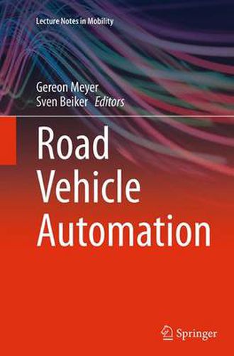 Cover image for Road Vehicle Automation